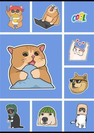 Sešit "Memes", mix motivů, A4, čtverečkovaný, 80 listů, COOL BY VICTORIA