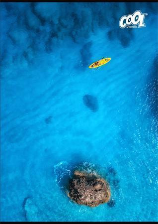 Sešit "Boats", mix motivů, A4, čistý, 80 listů, COOL BY VICTORIA