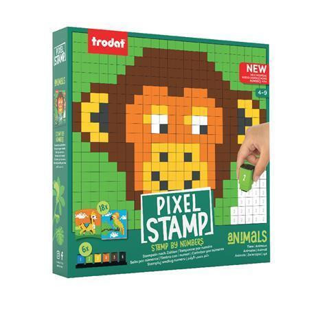Kreativní sada razítek "Pixel Stamp", zvířátka, TRODAT CR-PXS-AN
