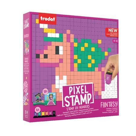 Kreativní sada razítek "Pixel Stamp", pohádkové postavy, TRODAT CR-PXS-FA