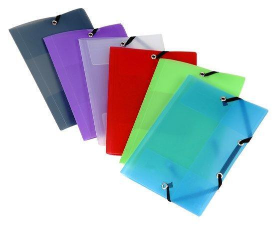 Desky s gumičkou "Propyglass",, PP, A6, VIQUEL