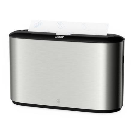 Zásobník na papírové ručníky, nerezový, systém H2, TORK