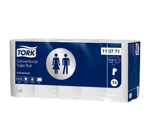 Toaletní papír, 2-vrstvý, T4 systém, 50 m, TORK