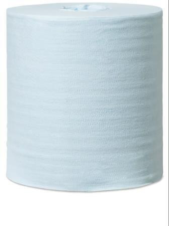 Čisticí utěrky "Low-Lint", tyrkysová, 1-vrstvé, systém W10, náhradní náplň, 4 role, TORK 190491