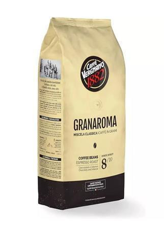 Káva "Granaroma", pražená, zrnková, 1000 g, CAFFÉ VERGNANO 2292301