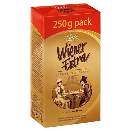 Káva "Wiener Extra", pražená, mletá, 250 g, GALA 530714