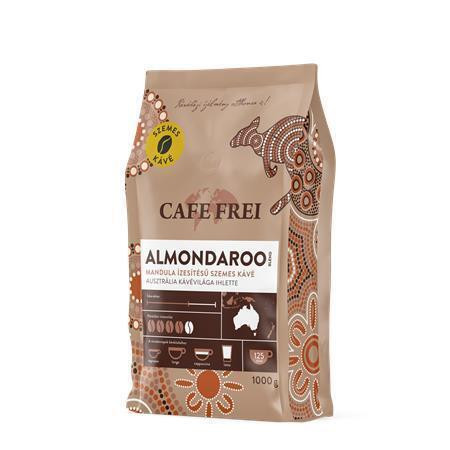 Káva "Almondaroo" mandle, pražená, zrnková, 1000 g, CAFE FREI 110302