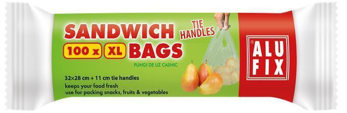 Sáčky s uchy, 32 x 28 cm, 100 ks, ALUFIX JS100SGRUNI