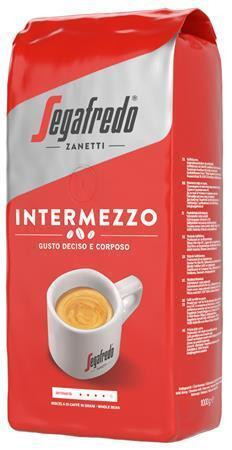 Káva zrnková, pražená, vakuově balené, 1000 g, SEGAFREDO "Intermezzo"