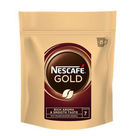 Káva, instantní, náhradní balení, 50 g, NESCAFÉ "Gold"