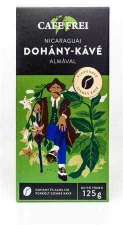 Káva "Tabáková káva Nicaragua", pražená, zrnková, 125 g, CAFE FREI