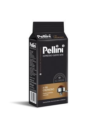 Káva mletá, pražená, vakuově balené, 250 g, PELLINI "Cremoso"