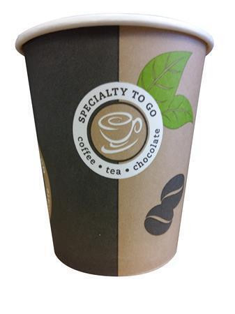 Kelímek, hnědá, papír, 2 dl, 80 ks