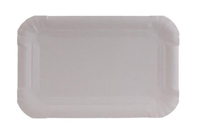 Papírový tácek, bílá, 135 x 200 mm, VICTORIA FACILITY