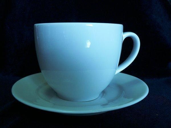 Čajový set, porcelánový, 38 cl, ROTBERG "Basic", bílý