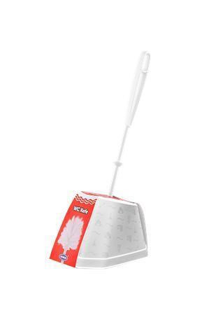 Štětka na WC, bílá, BONUS B178