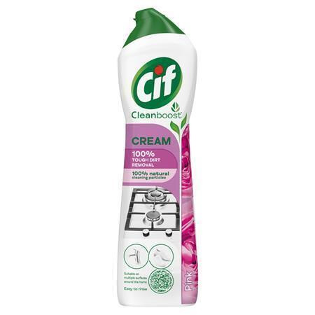 Čistící krém "Pink", 500 ml, s mikrokrystaly, CIF
