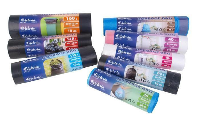 Pytle na odpadky, 135 l, 10 ks, VICTORIA