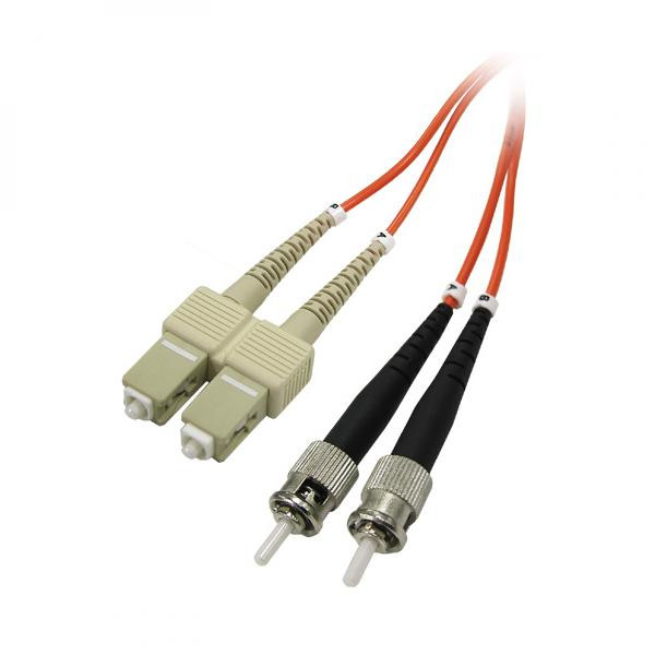 Optický Patch Cord Multi mod (50/125), ST - SC, 1m, economy, DOPRODEJ