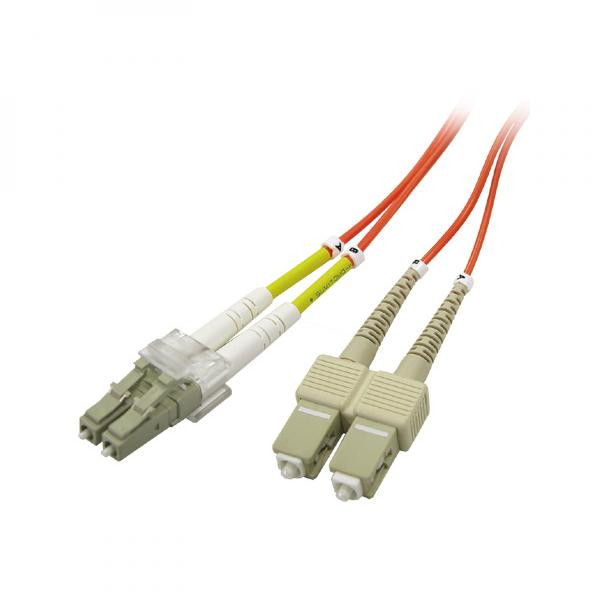 Optický Patch Cord Multi mod (62,5/125), 2xLC - 2xLC, 1m, economy, DOPRODEJ