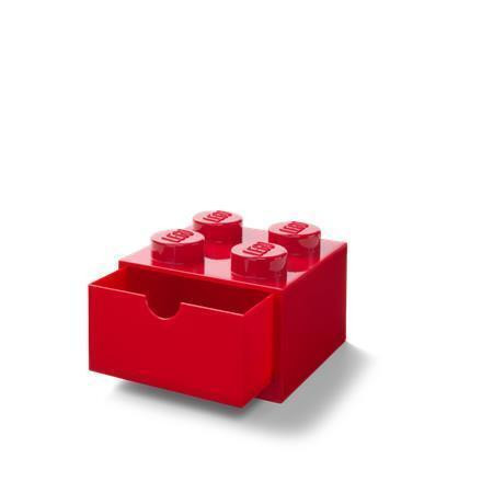 Úložný box se zásuvkou "Brick 2x2", červená, LEGO 40201730