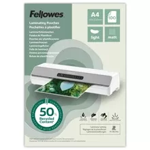 Laminovací fólie Fellowes A4 80 mic z recyklovaného materiálu (50%), matné