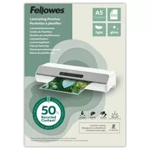 Laminovací fólie Fellowes A5 80 mic z recyklovaného materiálu (50%), lesklé