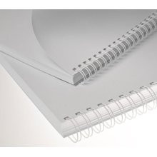 Kovové hřbety RENZ (3/1") 9,5 bílé