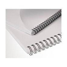 Kovové hřbety Eurosupplies (3/1") 8 mm černé