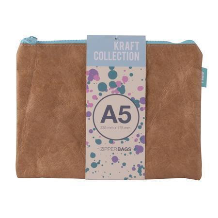 Pouzdro na drobnosti "Kraft", různé barvy, A5, APLI 19157