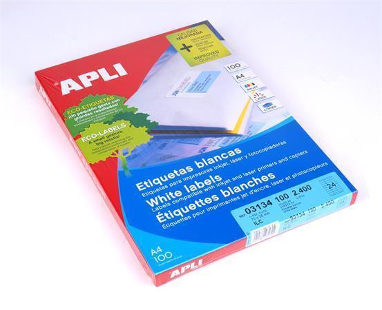 Etiketa, ILC, 70x35 mm, třířadé, 2400 ks/bal., APLI