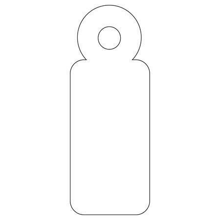 Cenové etikety, bílá, 11 x 29mm, APLI