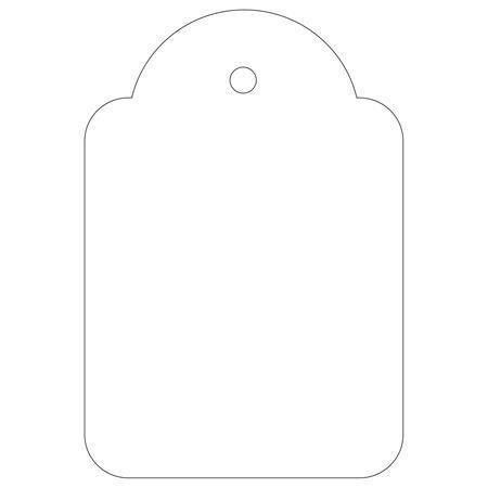 Cenové etikety, bílá, 36 x 53mm, APLI