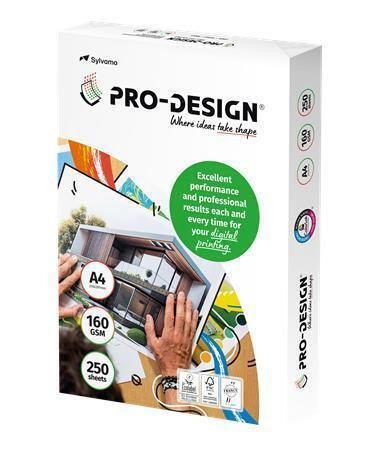 Xerografický papír, pro digitální tisk, A4, 160 g, 250 listů, PRO-DESIGN PRDES160X430(432)