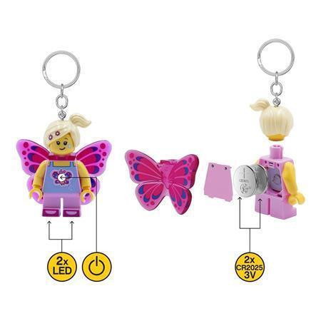 Klíčenka s LED osvětlením "Butterfly Girl", LEGO LGL-KE171H
