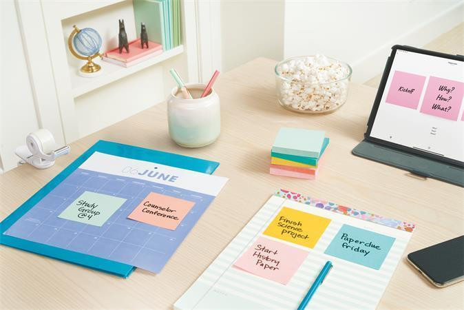 Samolepicí bloček "Beachside", mix barev, 38 x 51 mm, 12x 100 listů, 3M POSTIT 7100290157