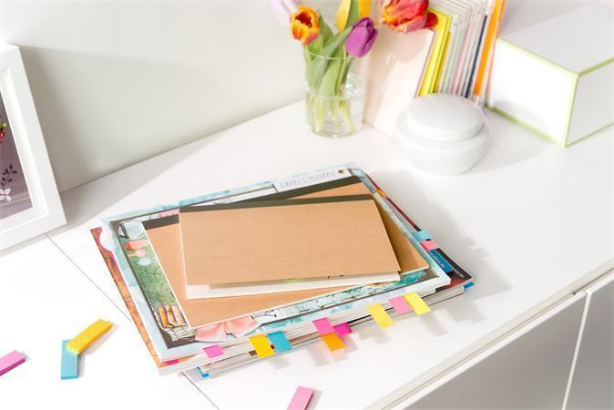 Samolepicí záložky, mix barev, 15 x 50 mm, 5x 100 listů, 3M POSTIT 7100172770