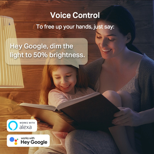 LED žárovka TP-LINK Tapo L530E, E27, 220-240V, 8.7W, 806lm, 6000k, RGB, 15000h, chytrá Wi-Fi žárovka, 2 kusy v balení