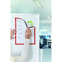 Magnetoplan Magnetofix magnetický rámeček A4 červený (5ks)