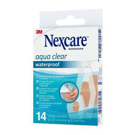 Náplast "Nexcare Aqua 360°", voděodolná, 14 ks, 3M 7100247557