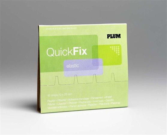 Náhradní náplasti "Quick Fix", elastické textilní, 45 ks, PLUM 5512/GANPL5512