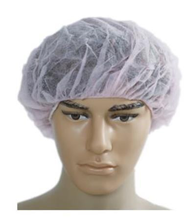 Operační čepice, bílá, velikost 24", jednorázová, 100 ks/balení, 1102F-L