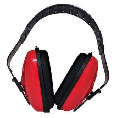 Chrániče sluchu mušlové, červená, nastavitelné, SF0351