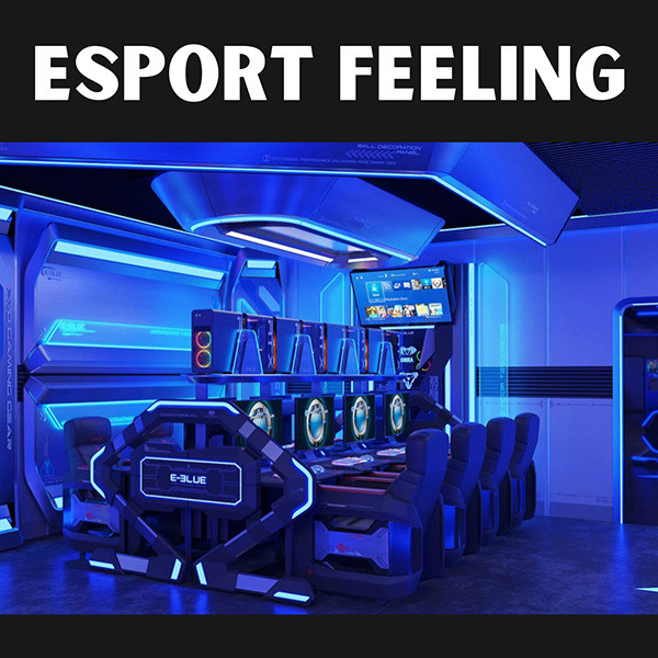 Herní sofa E-blue EEC346-11, šedá