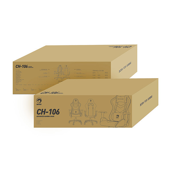 Herní židle Marvo CH-106, zelené