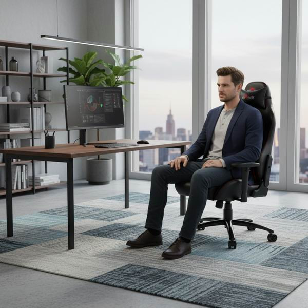 Herní židle Red Fighter C2, černá, odnímatelné polštářky