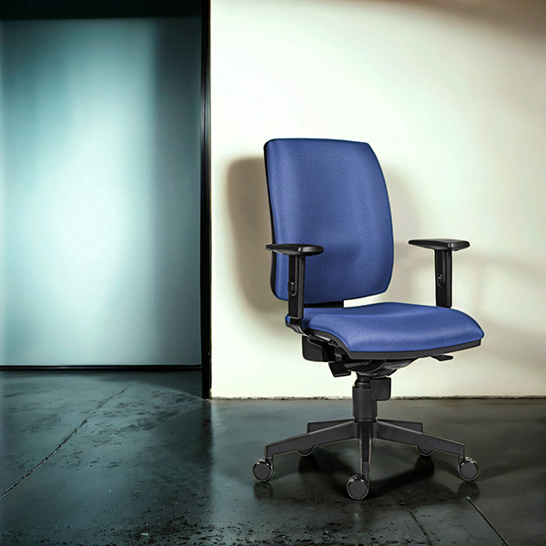 Powerton ERGO HANA Kancelářské ergonomické křeslo, Modré