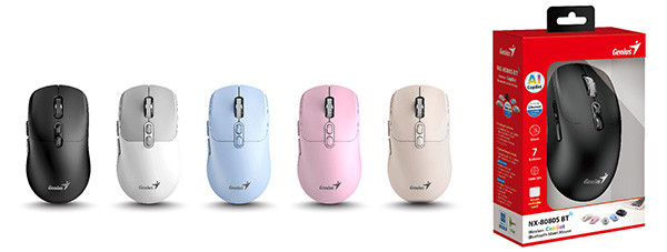 Genius NX-8080S BT Myš bezdrátová, béžová, 1600DPI