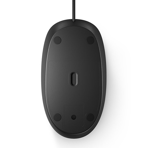 HP 125 Wired Mouse Myš drátová, černá, 1200DPI