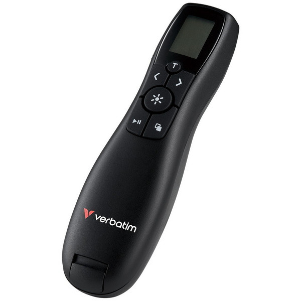 Bezdrátový prezentér Keynote s LCD displejem, 2.4Ghz, černý, Verbatim